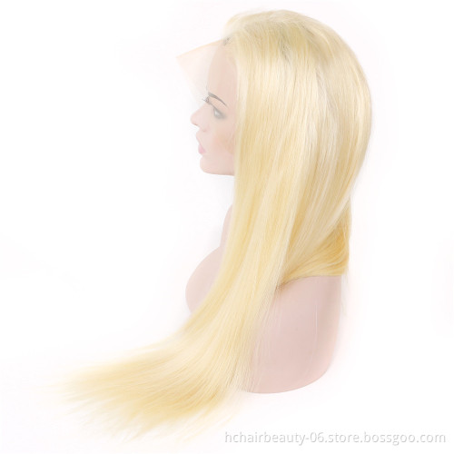 613 HD Human Hair Lace Wig, 13x4 13x6 613 Virgin Lace Front Wig,Wholesale Platinum Blonde 613 Transparent Lace Frontal Wig